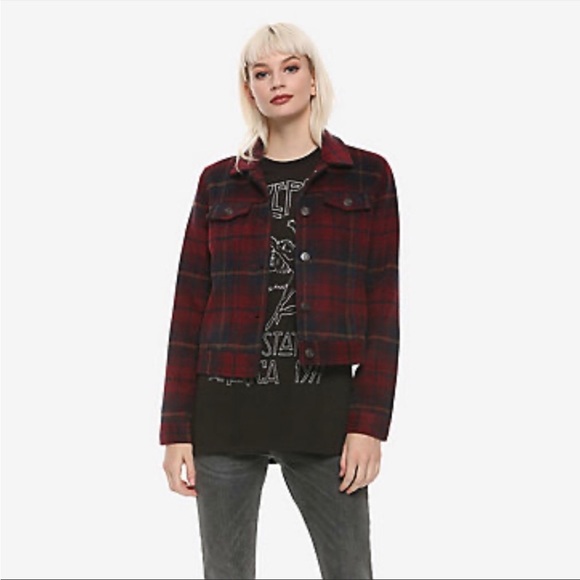 Hot Topic Plaid Jacket - Picture 2 of 6